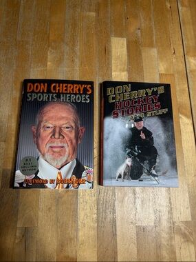 Don Cherry hardcover sports books